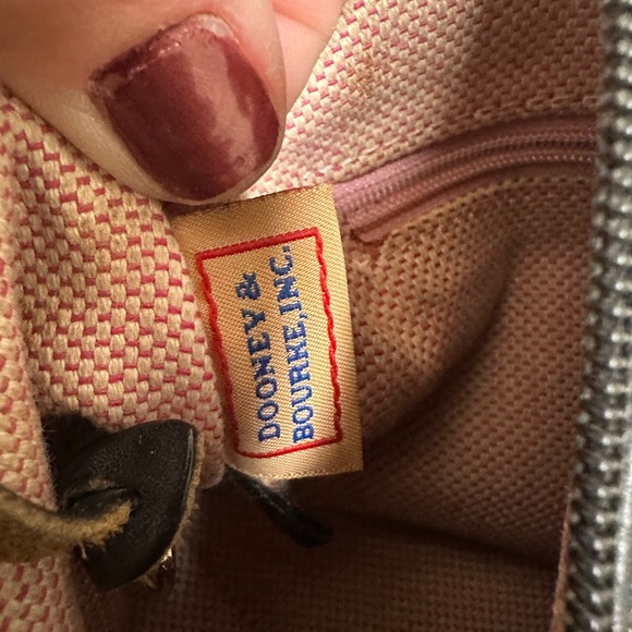 Dooney and Burke East West Slouch Black Pebbled Leather Hobo Bag - Picture 10 of 12